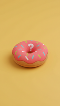 Donut surprise squishy with confetti glaze